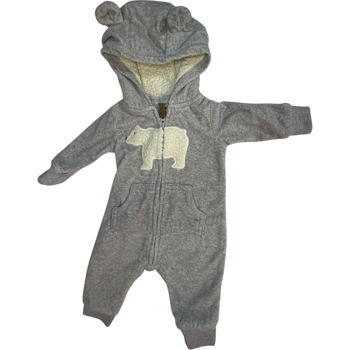 3M Long-sleeve Hooded Footless Sleeper Bundle GUC (3x)