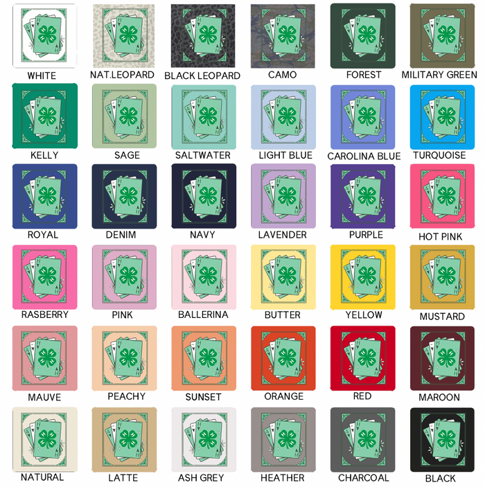 4-H Cards– Infant/Toddler/Youth