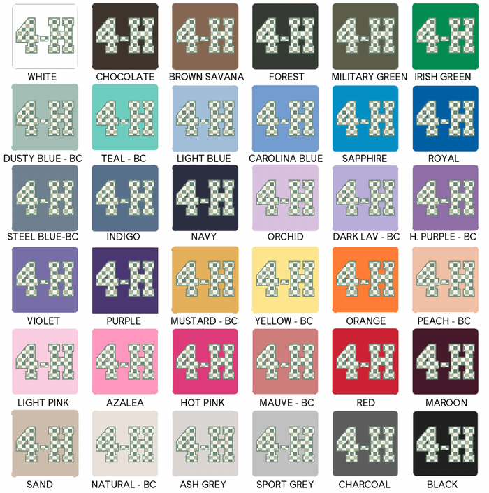 4-H Green Checkered– Hoodie