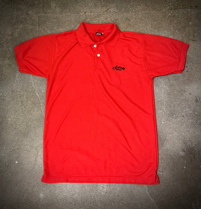 Callaway Golf polo — red (S/M)