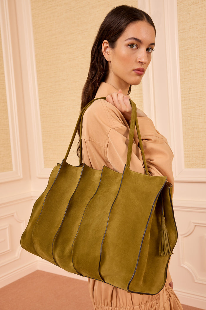 Adria Large Tote - Olive