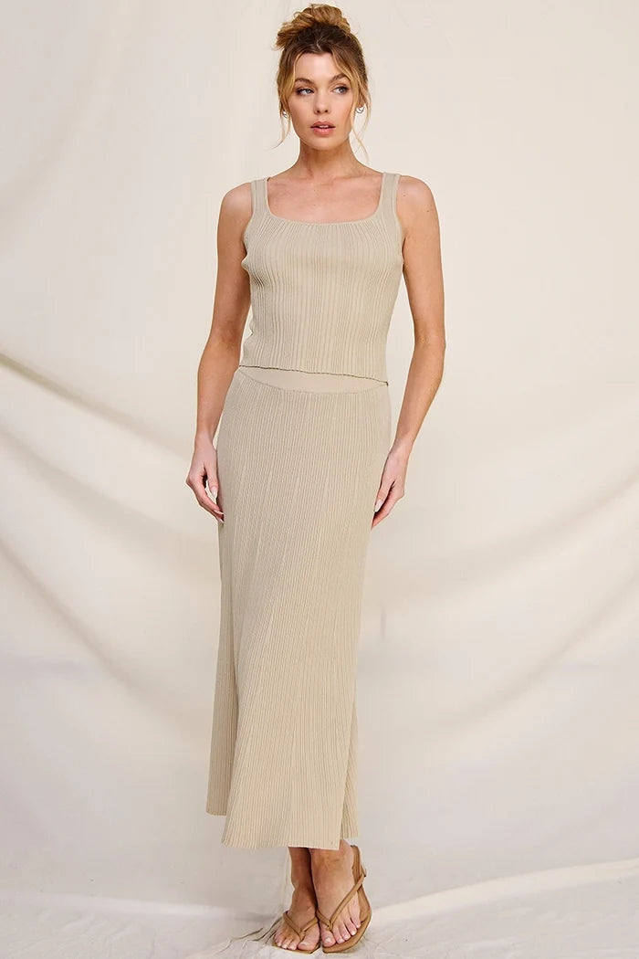 Alora Ribbed Skirt