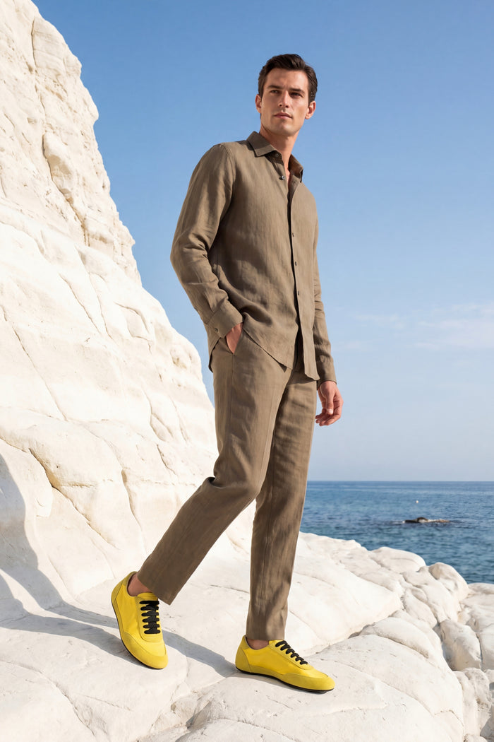 Averno Low Sneakers Yellow