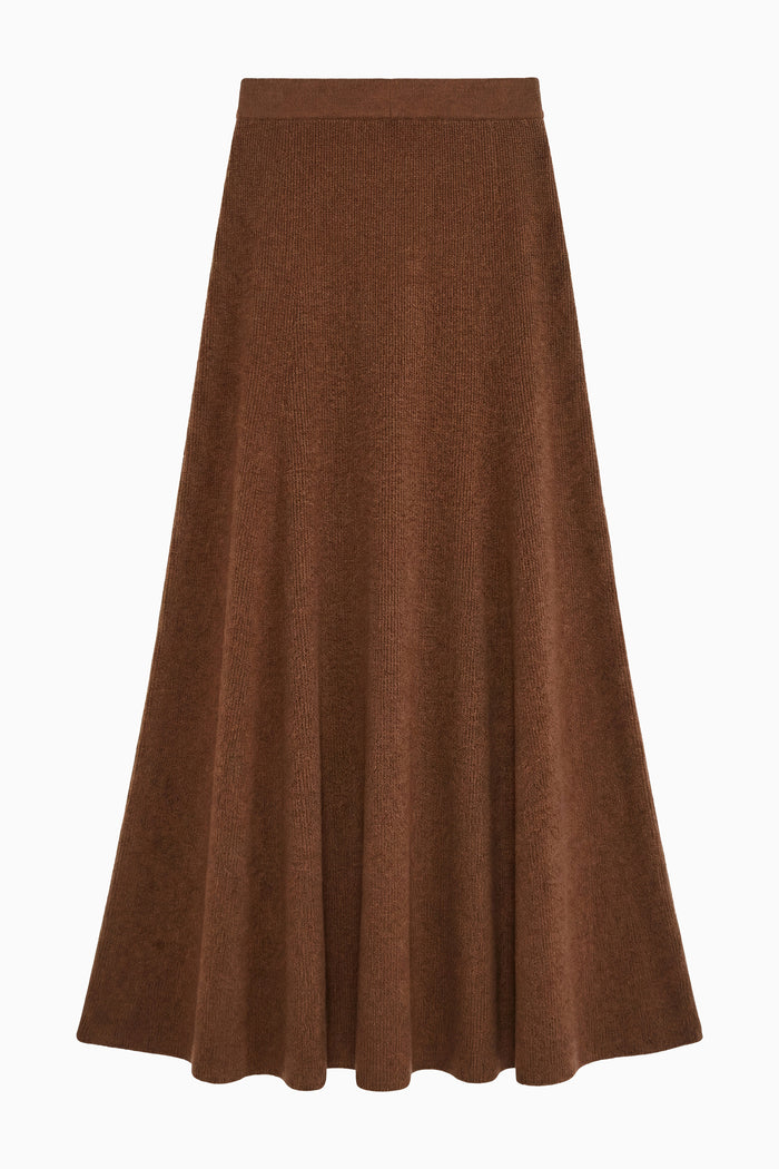 Azaria Knit Skirt - Clove