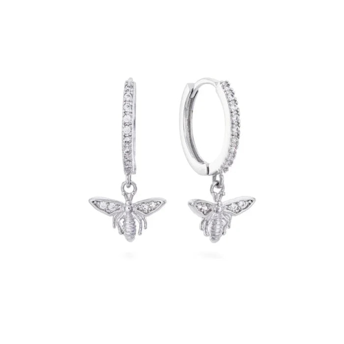Bijoux De Mimi "Ines Bee" Huggie Earrings