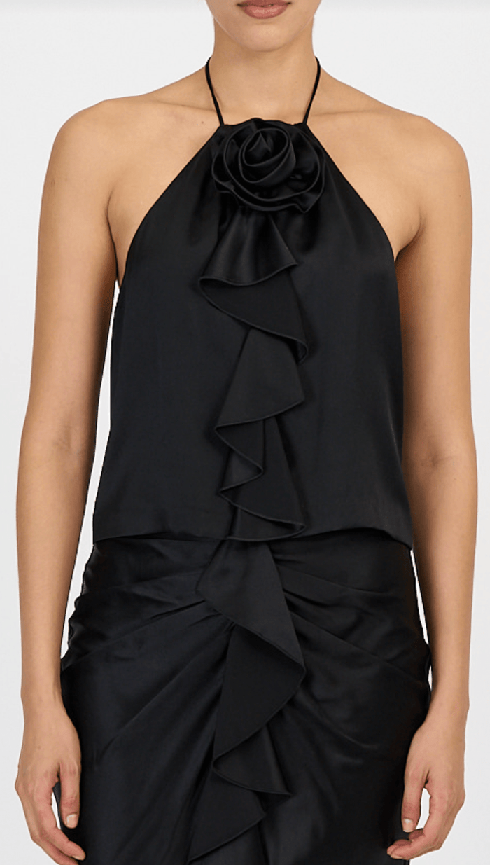 Black Hallie Top - Amor Lafayette