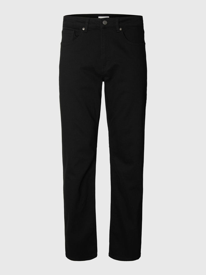 Black Straight Fit Jeans