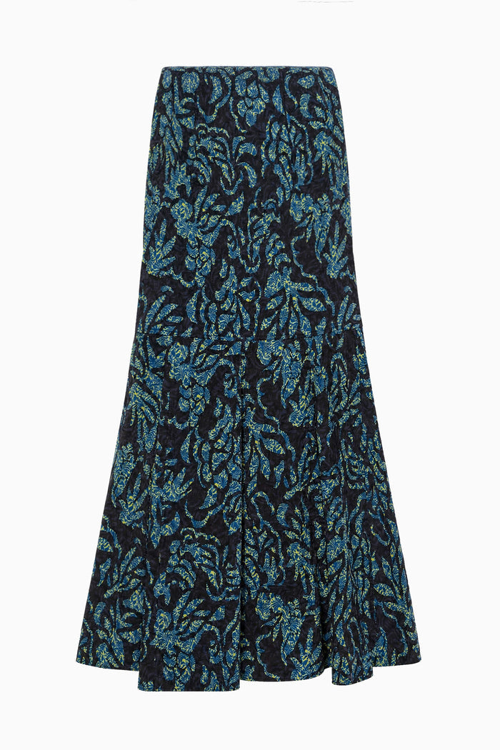 Clarisse Trumpet Midi Skirt - Midnight