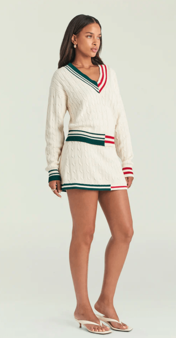 Eggshell Pearson Skirt - Amor Lafayette