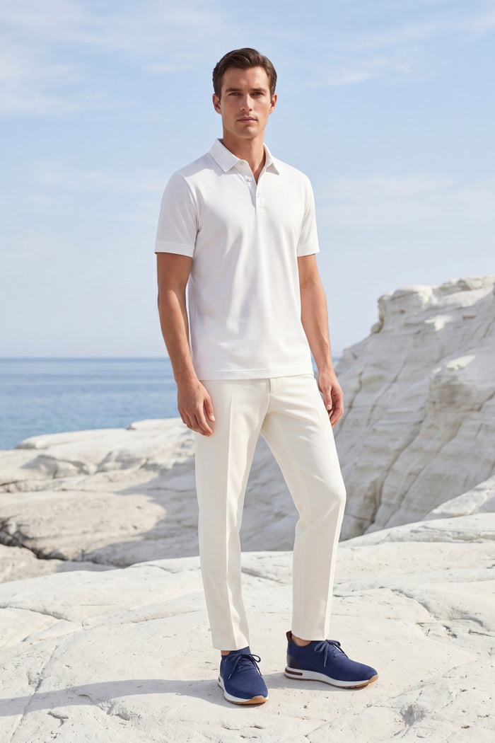 Eterna Polo White