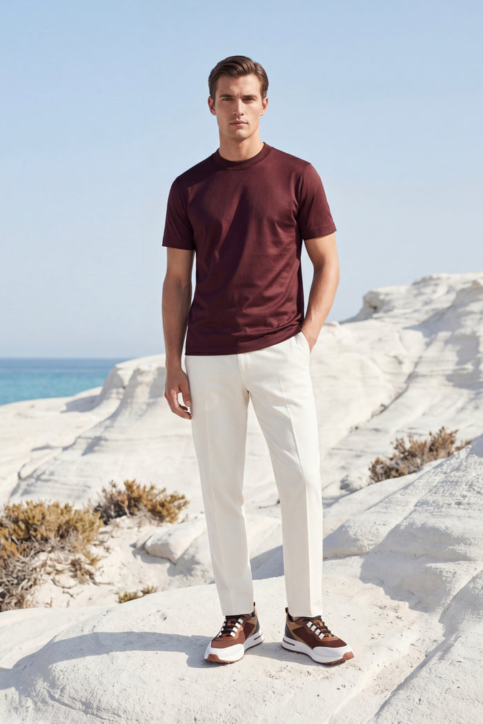 Eterna Tee Burgundy