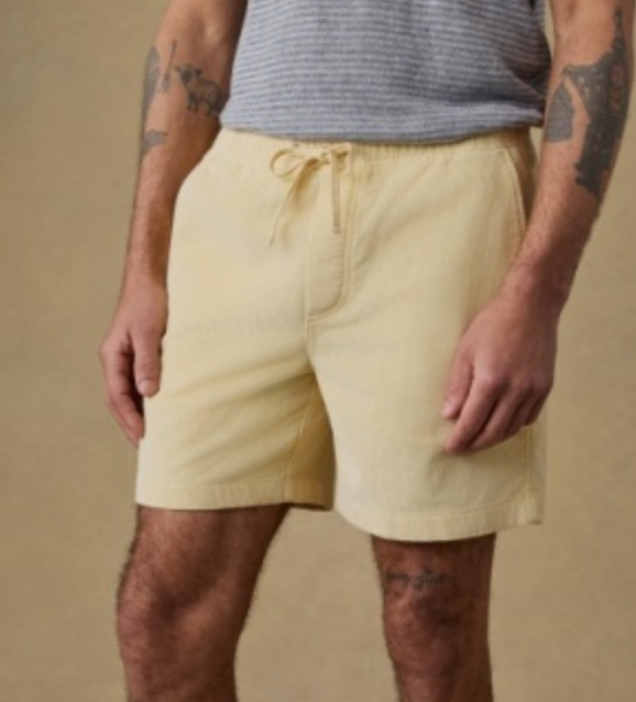 Faherty Essential Corduroy Short