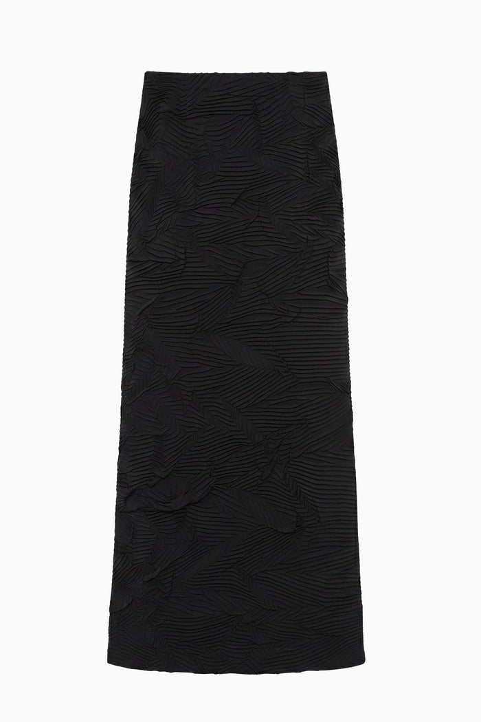 Inez Satin Skirt - Noir