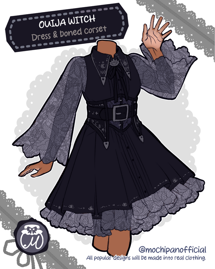 (Interest Check) Ouija Witch Dress & Corset
