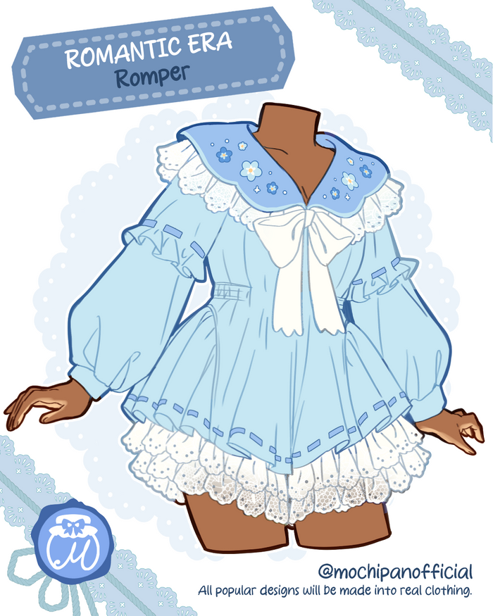 (Interest Check) Romantic Era Romper (In Development)