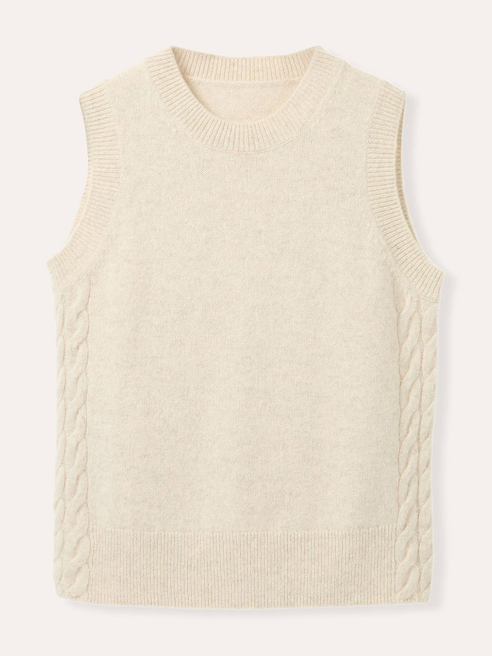 Lambswool Cable Detail Tank
