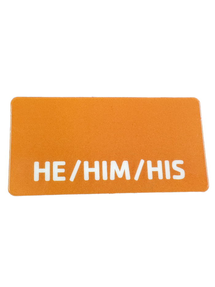 Laminated Pronoun Badge