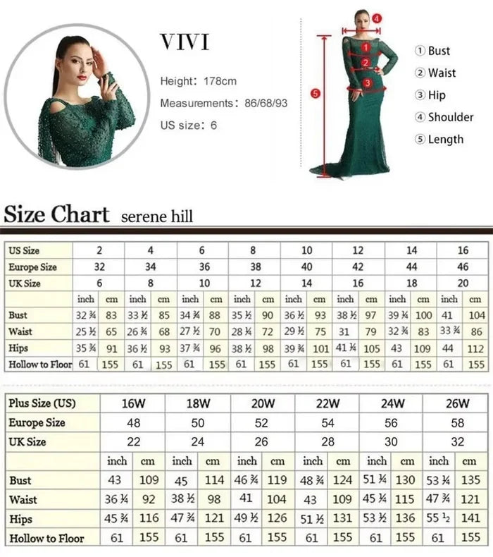 Luxury Kosovo Green Square Beaded Evening Dress with Cape LA73355 - SERENE HILL