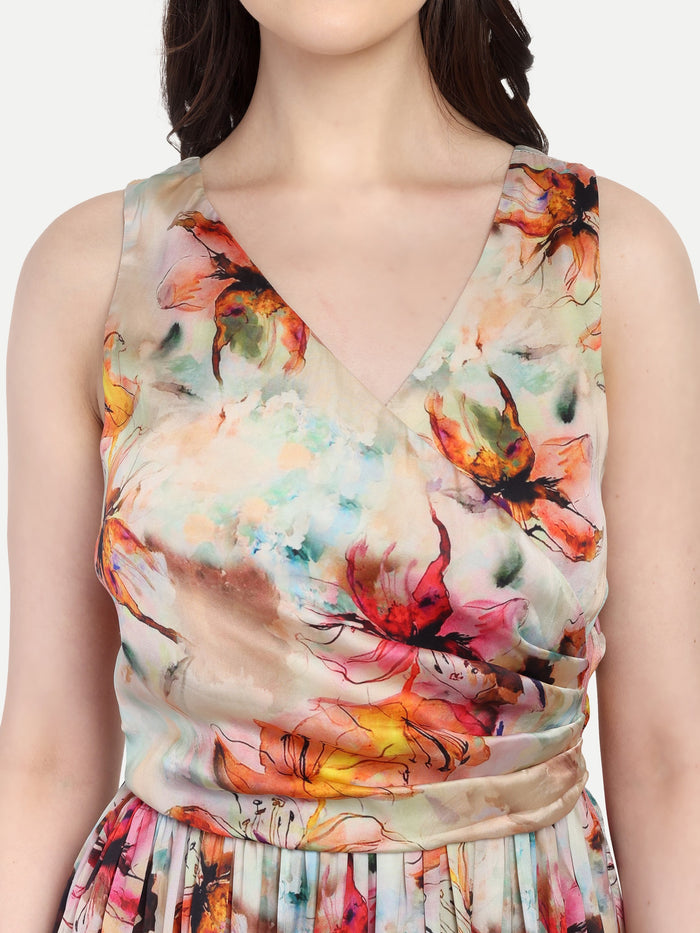 Marrie Dress women’s modal satin dress with elegant modern styling