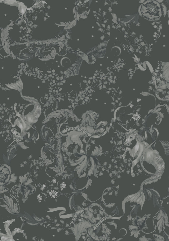 Merunicorn Enchanted Forest Grey Chiffon Wrap Top