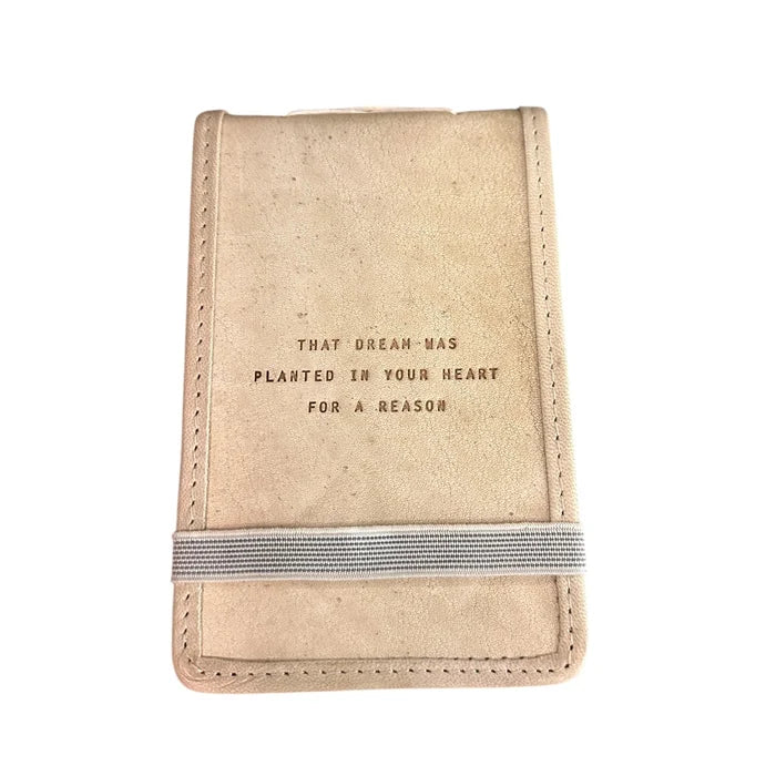 Mini Leather Journal - Honey