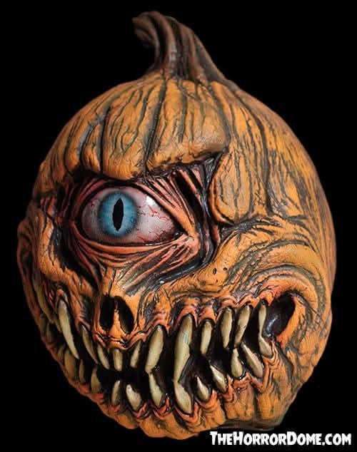 Halloween Masks - Evil gaze of the 2023 Pumpkin Watcher, a mask not to be trifled with
