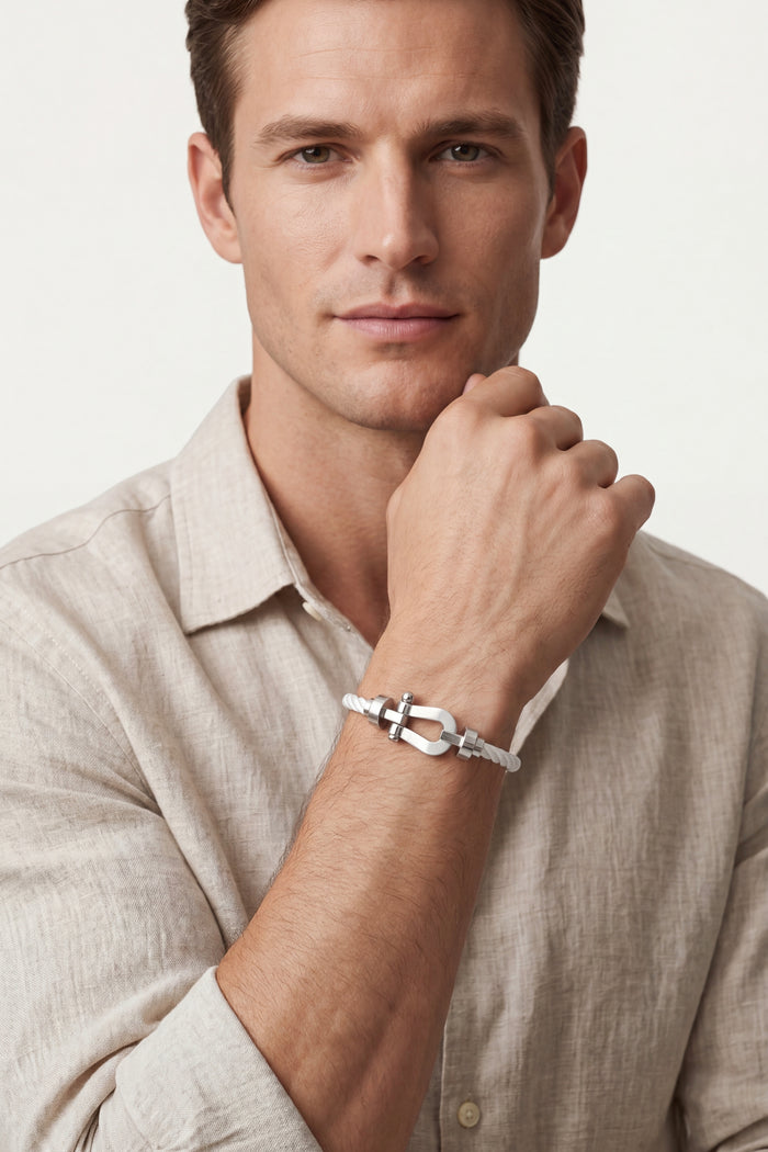 Ortigia Platinum Bracelet White