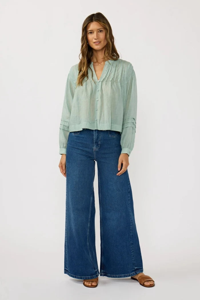 Pintuck Pleated Blouse