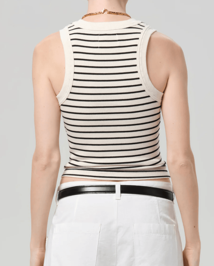 Quartz Stripe Caralyn Tank - Amor Lafayette