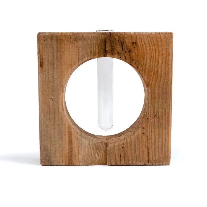 Recycled Pine Wood Vase