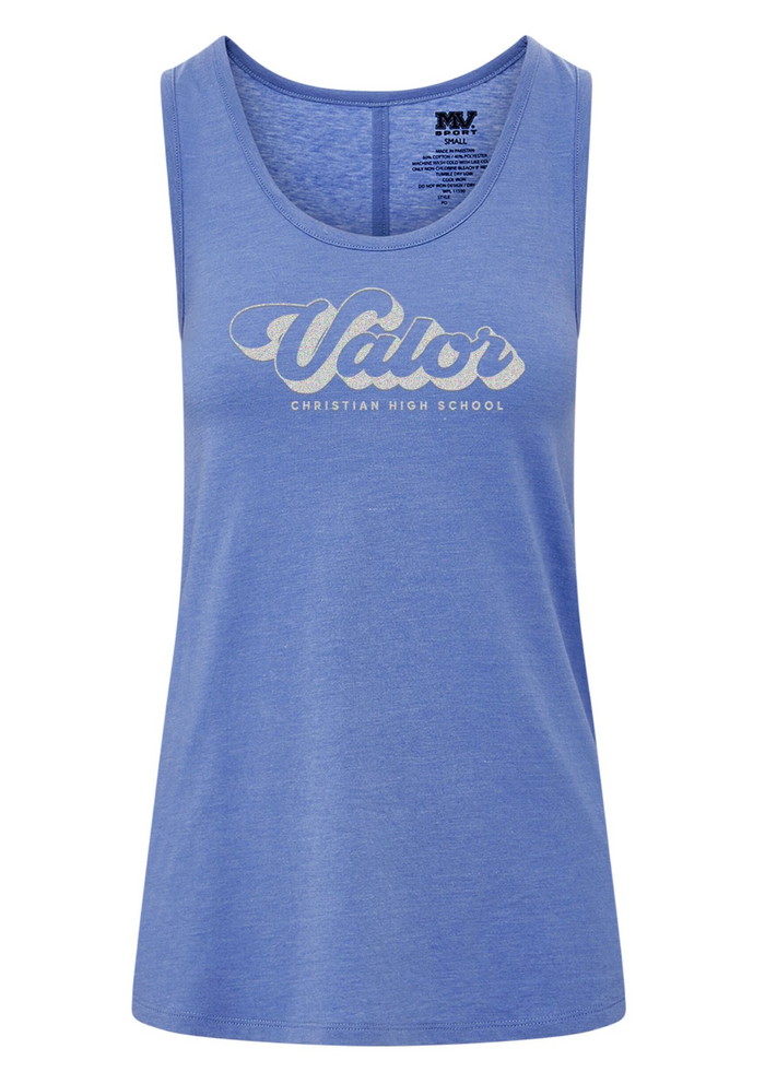 *SALE* MV Sport Womens Flocked Tank Top