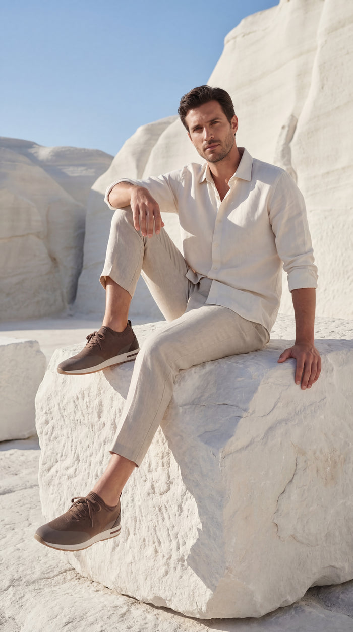Solano Mesh Slip-On Brown
