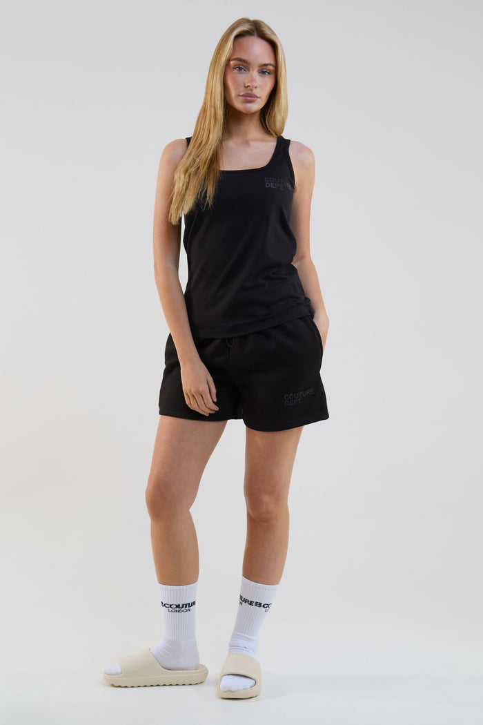 Sunset Sweat Shorts - Black