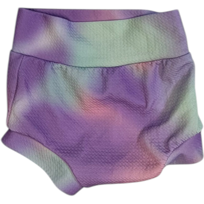 Bella-Breez Purple & Blue Tie Dye Shorts size 2T excellent used condition