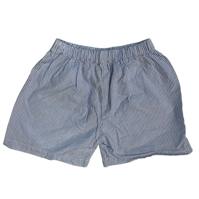 2T Blue and White Striped Shorts EUC