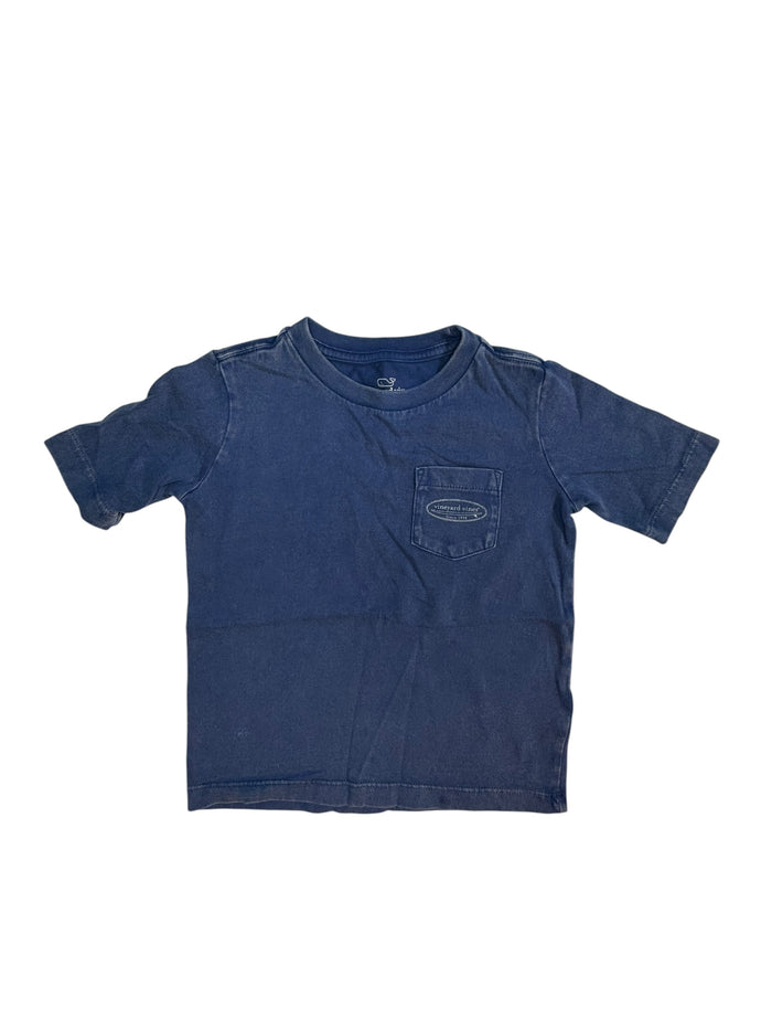 Vineyard Vines Blue T-Shirt with Pocket size 2T gently used