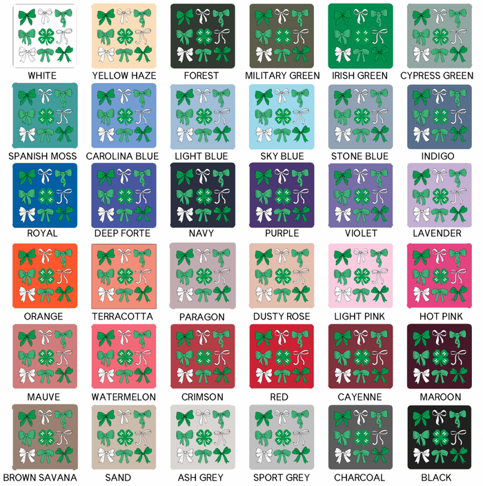 4-H Bow Clover– Crewneck