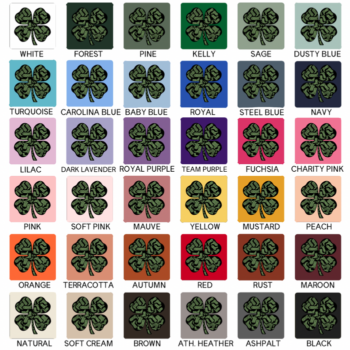 4-H Clover- Bella Canvas T-Shirt