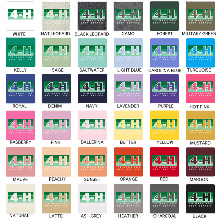 4-H Colorblock– Infant/Toddler/Youth