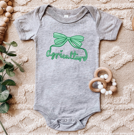 4-H Green Agriculture Bow– Infant/Toddler/Youth