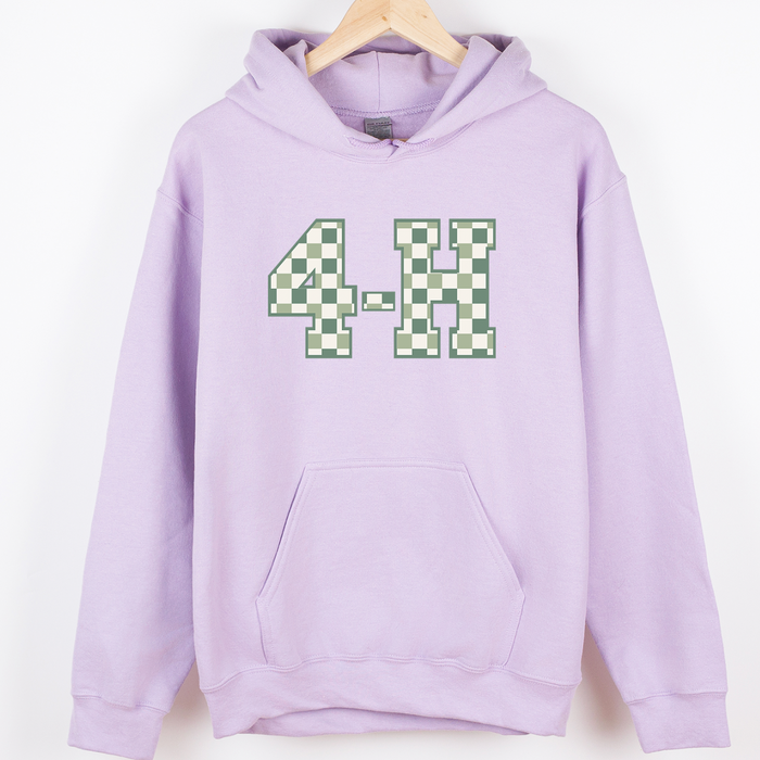 4-H Green Checkered– Hoodie