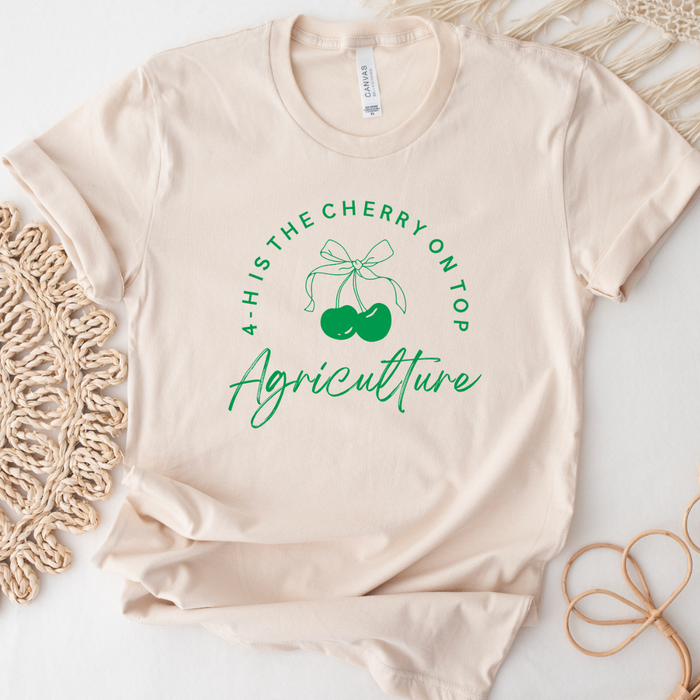 4-H Is The Cherry On Top- Bella Canvas T-Shirt