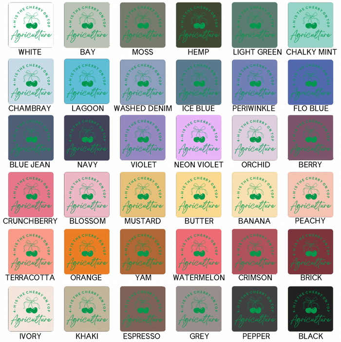 4-H Is The Cherry On Top– Comfort Colors T-Shirt