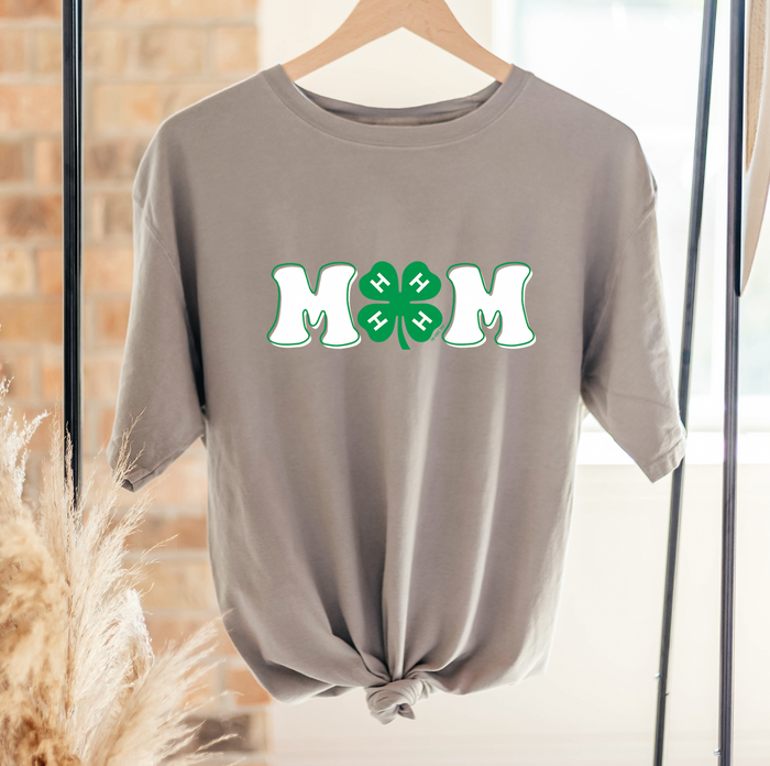 4-H Mom Clover– Comfort Colors T-Shirt