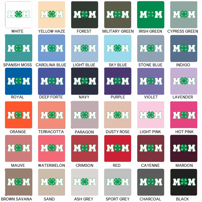 4-H Mom Clover– Crewneck