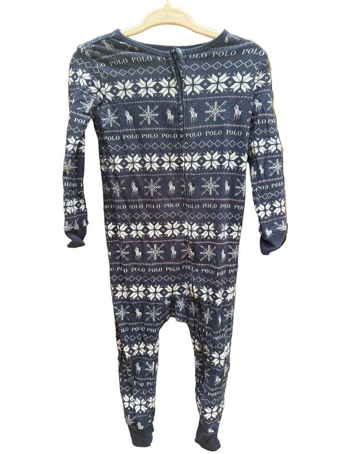 12-18M | Polo Ralph Lauren | Christmas Long-Sleeve Sleeper | GUC