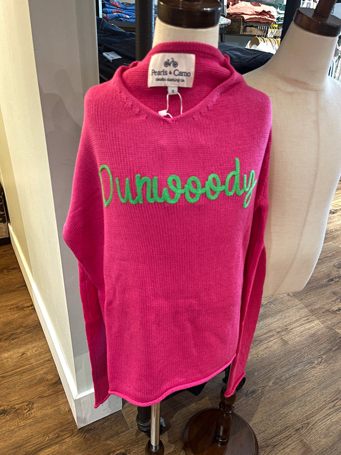 Pearls & Camo V-neck Dunwoody Sweater