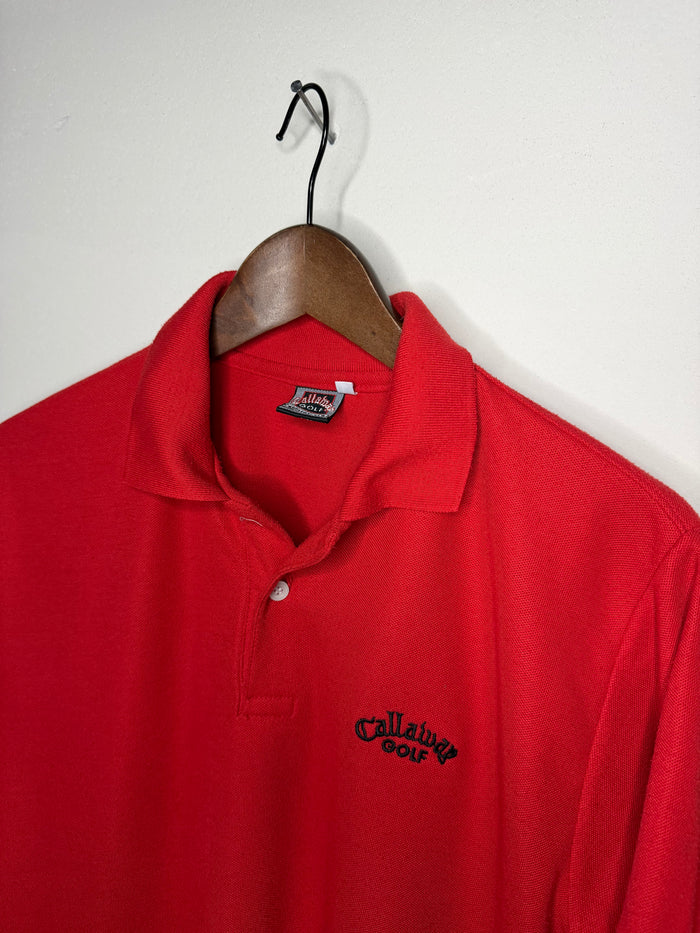 Callaway Golf polo — red (S/M)
