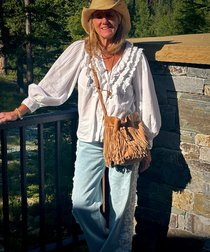 ESME LACE COMBO JEANS