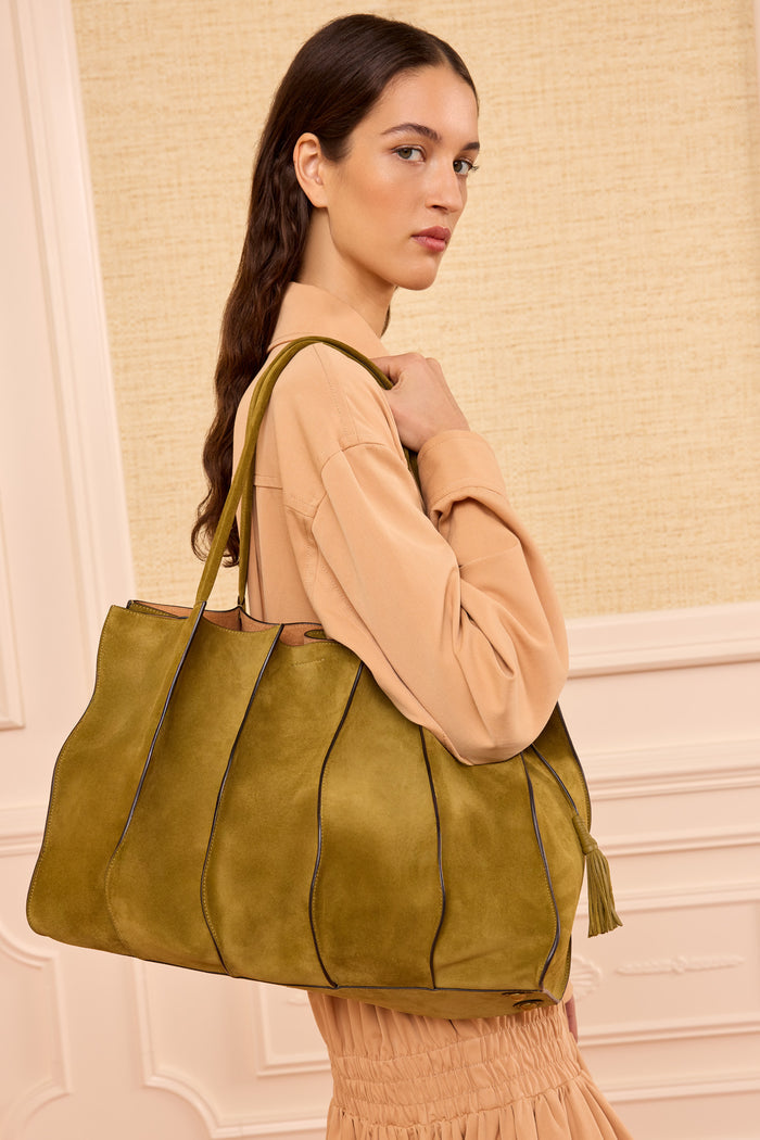 Adria Large Tote - Olive